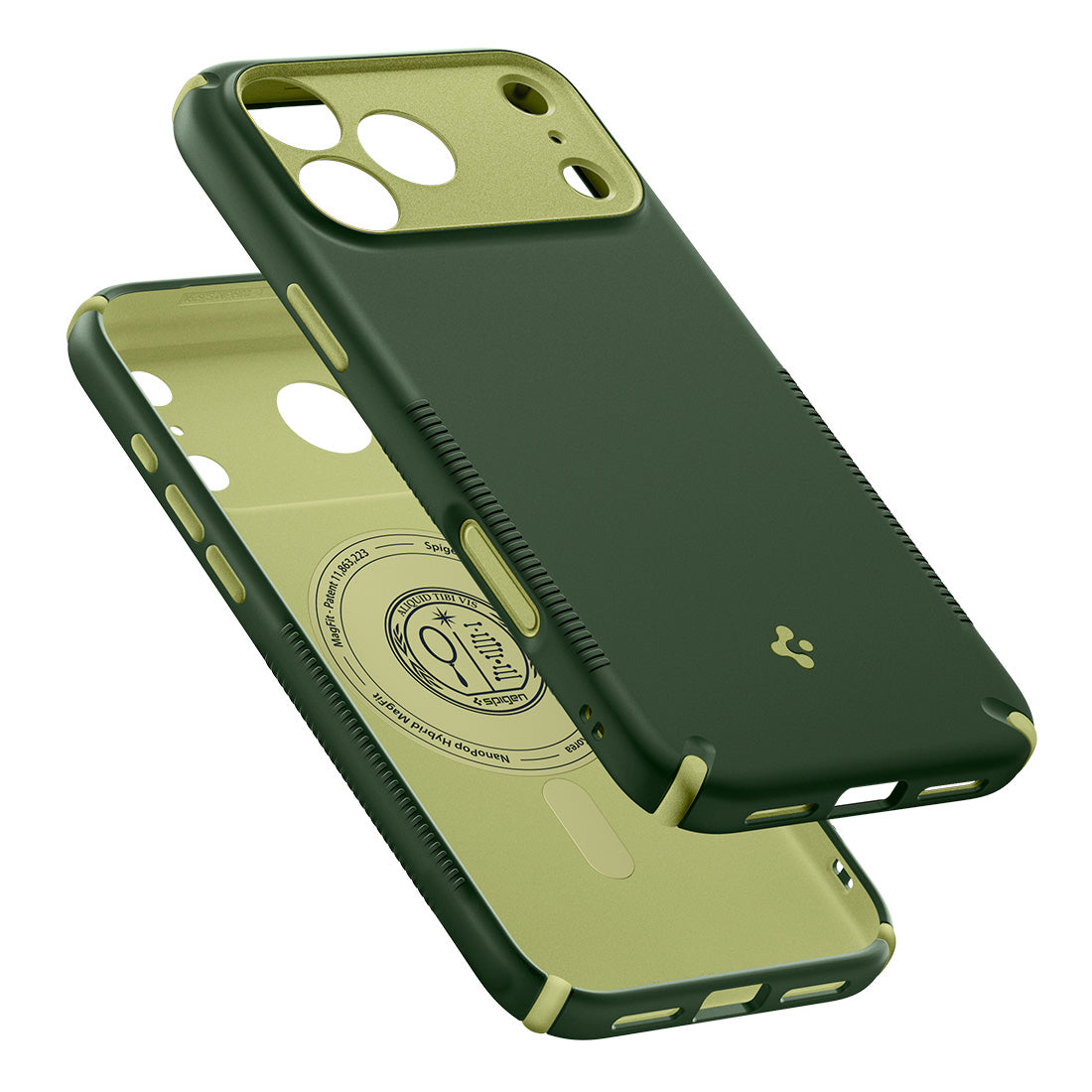 Handyhülle für iPhone 18 Pro Max, Spigen Nano Pop Hybrid Mag mit MagSafe, Grün (9/15)