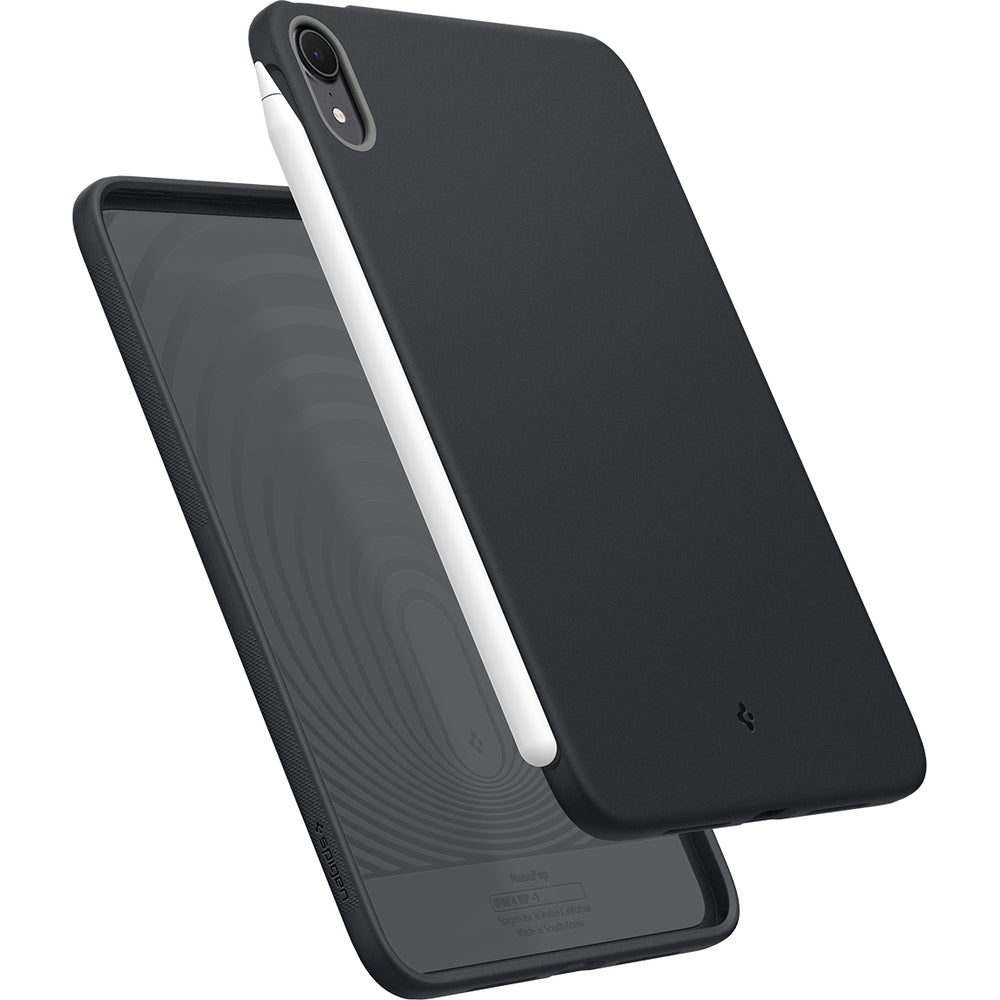 Hülle für iPad Mini 7 gen. 2024 / 6 gen. 2021, Spigen Nano Pop, Schwarz-Grau
