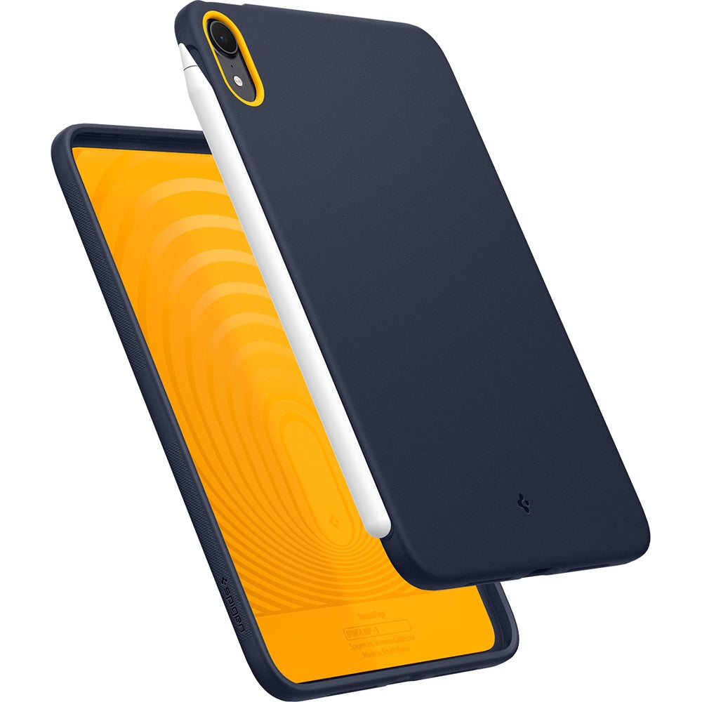 Hülle für iPad Mini 7 gen. 2024 / 6 gen. 2021, Spigen Nano Pop, Dunkelblau-Gelb