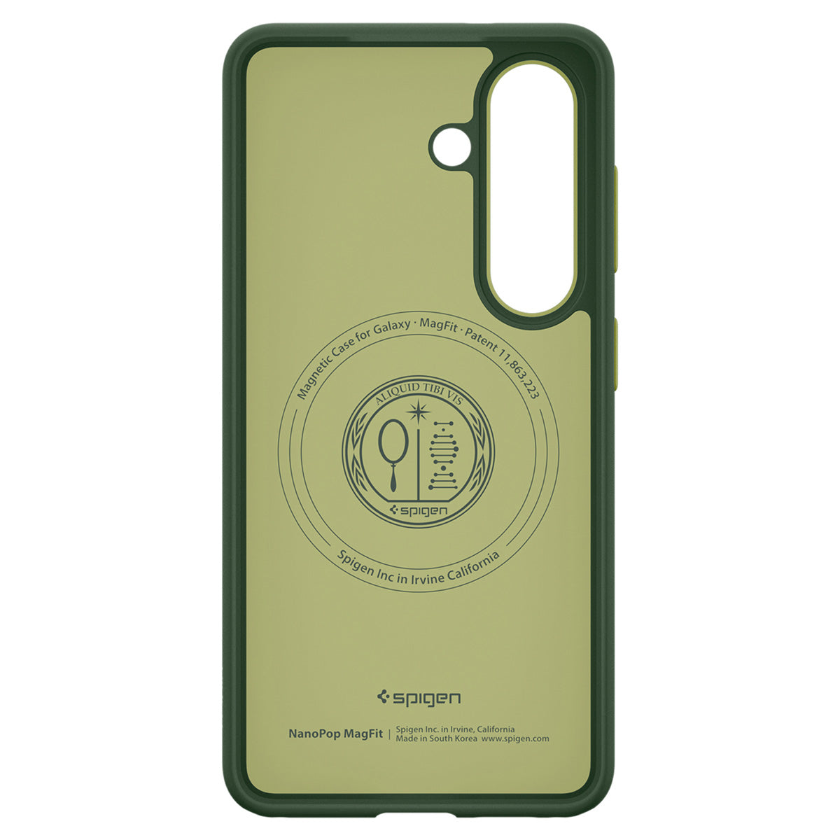 Handyhülle für Galaxy S26, Spigen Nano Pop Mag mit MagSafe, Grün