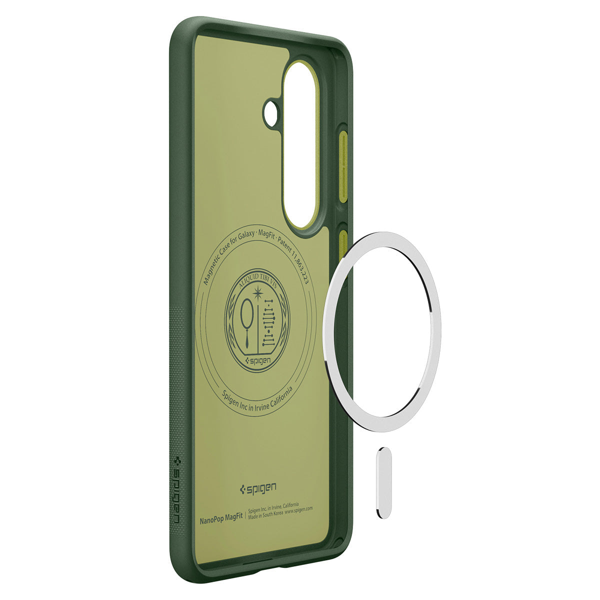 Handyhülle für Galaxy S26, Spigen Nano Pop Mag mit MagSafe, Grün