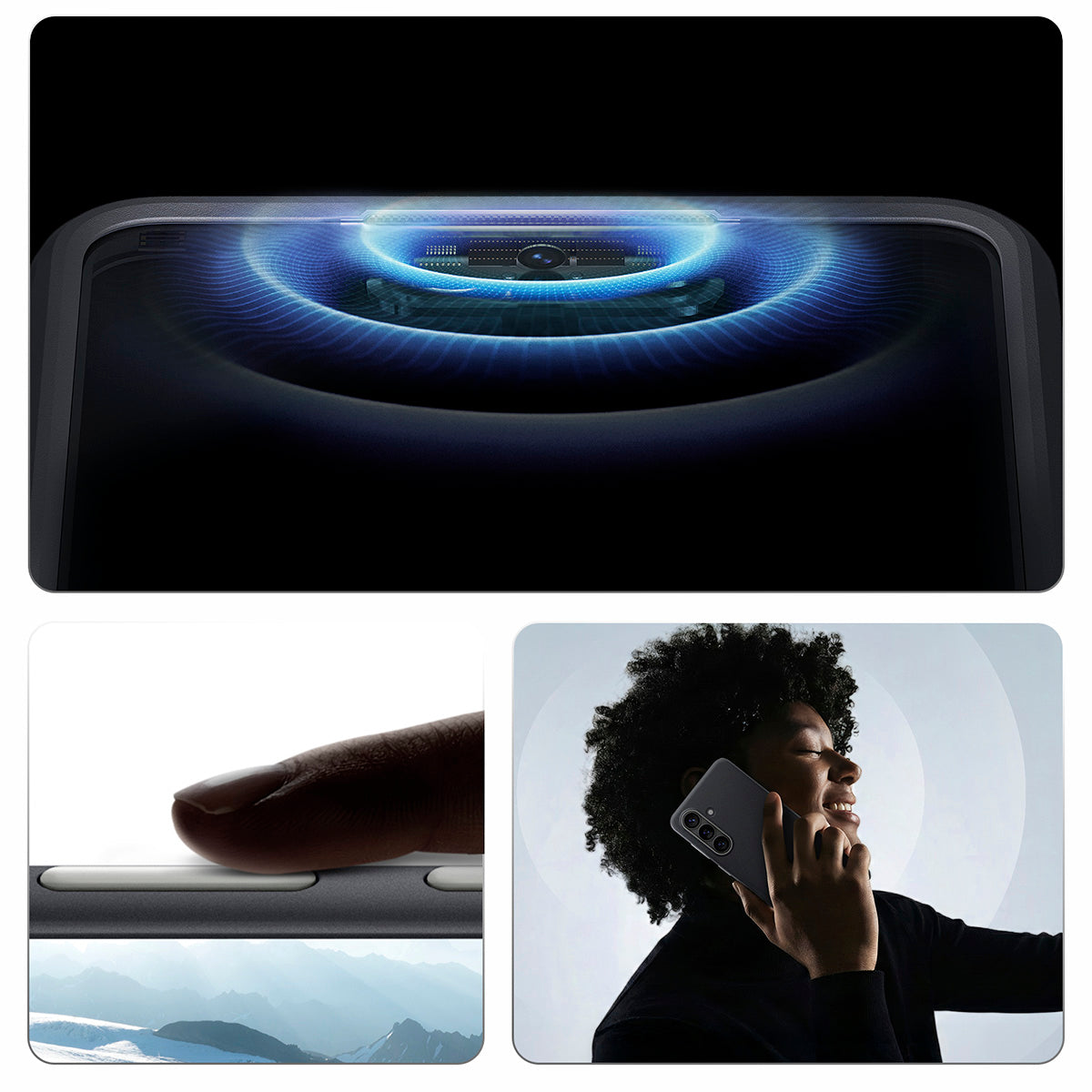 Handyhülle für Galaxy S26, Spigen Nano Pop Mag mit MagSafe, Schwarz-Grau