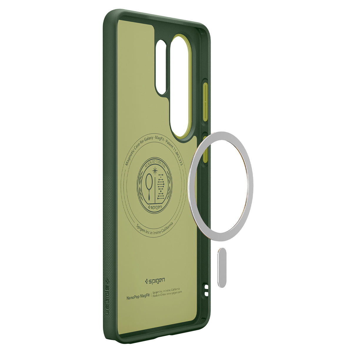 Handyhülle für Galaxy S26 Ultra, Spigen Nano Pop Mag mit MagSafe, Grün