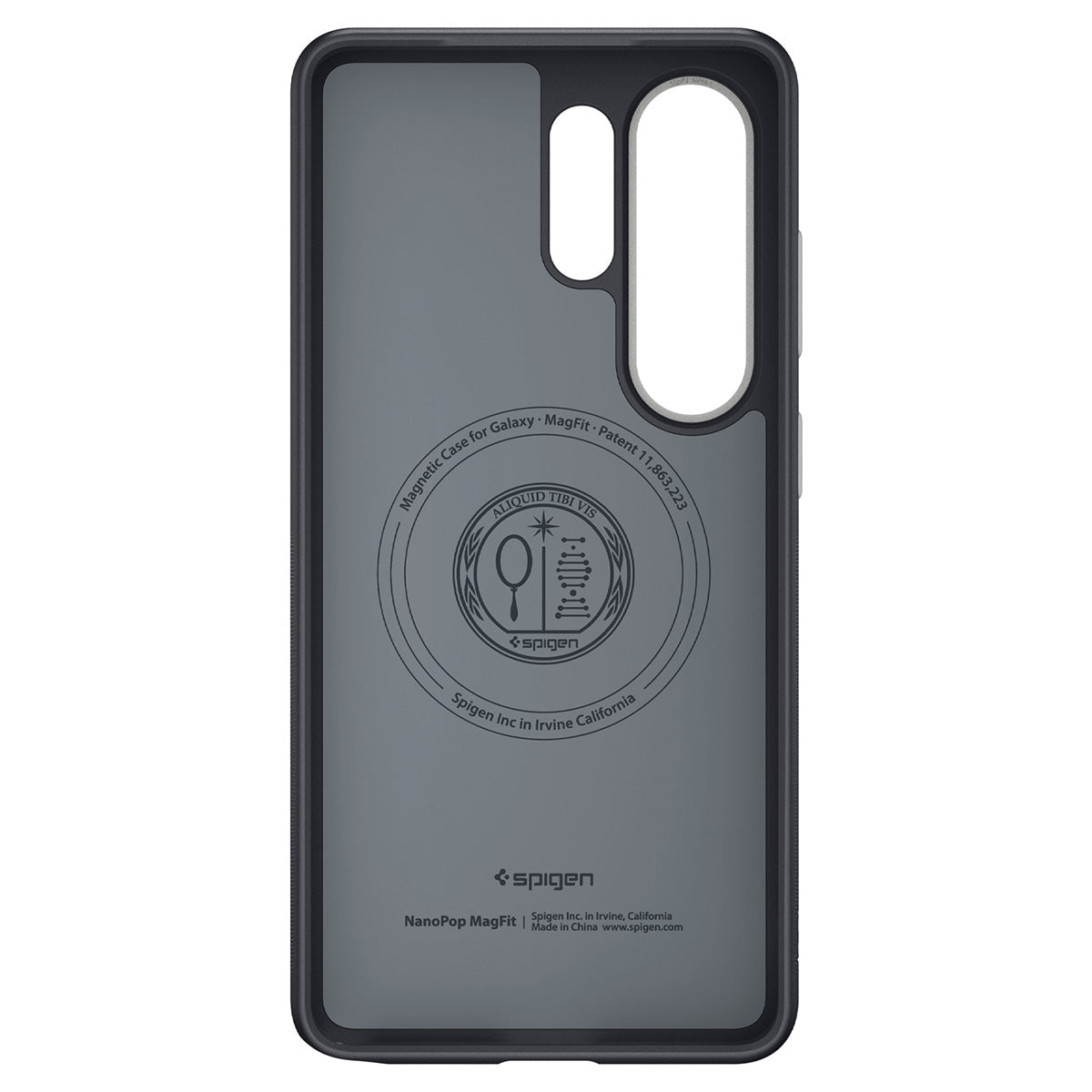 Handyhülle für Galaxy S26 Ultra, Spigen Nano Pop Mag mit MagSafe, Schwarz und Grau