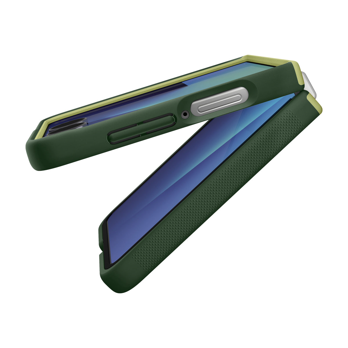 Handyhülle für Galaxy Z Flip7, Spigen Nano Pop Mag mit MagSafe, Grün