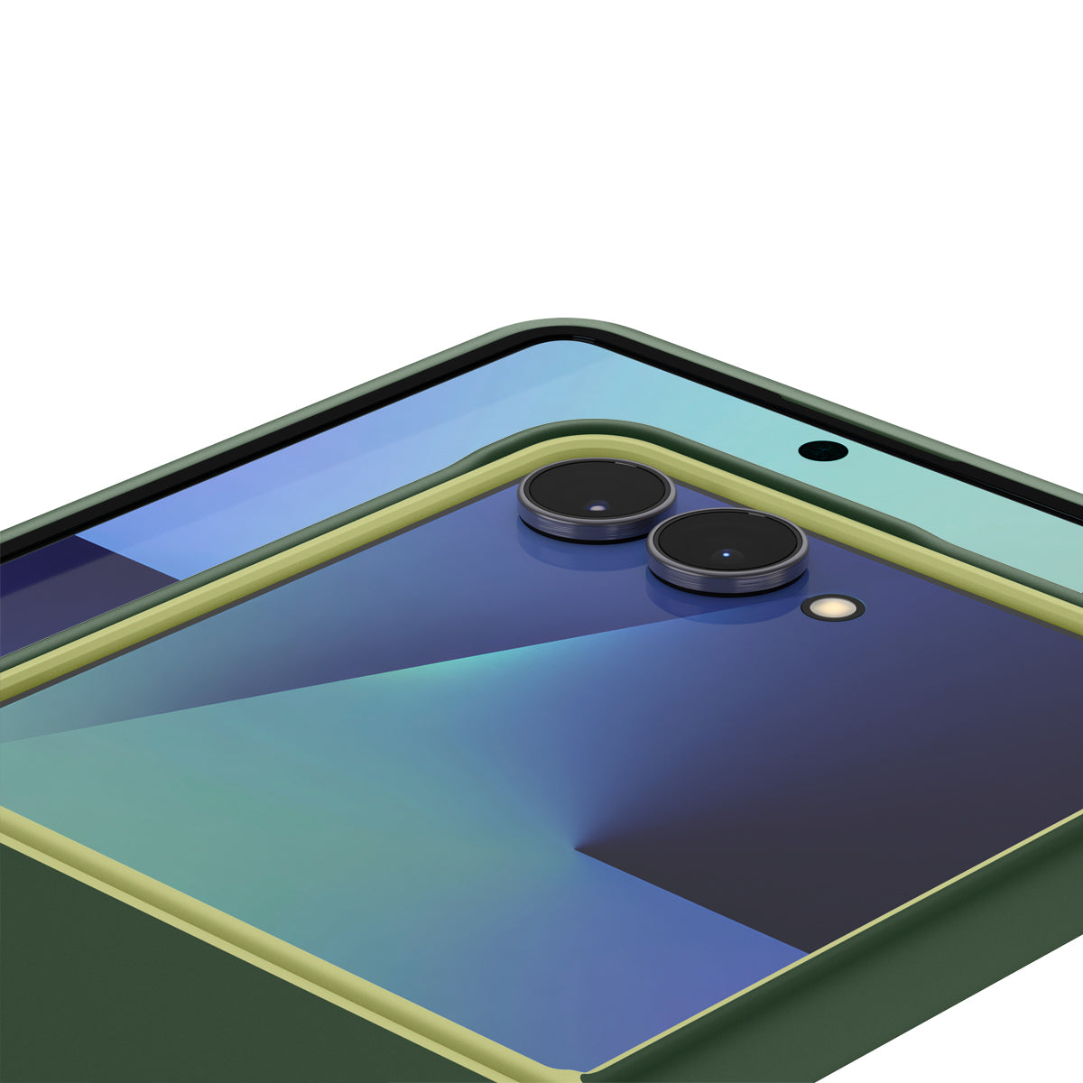 Handyhülle für Galaxy Z Flip7, Spigen Nano Pop Mag mit MagSafe, Grün