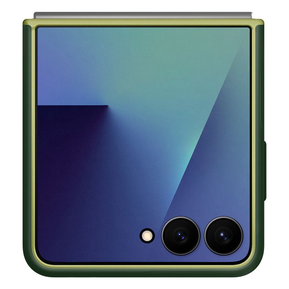 Handyhülle für Galaxy Z Flip7, Spigen Nano Pop Mag mit MagSafe, Grün