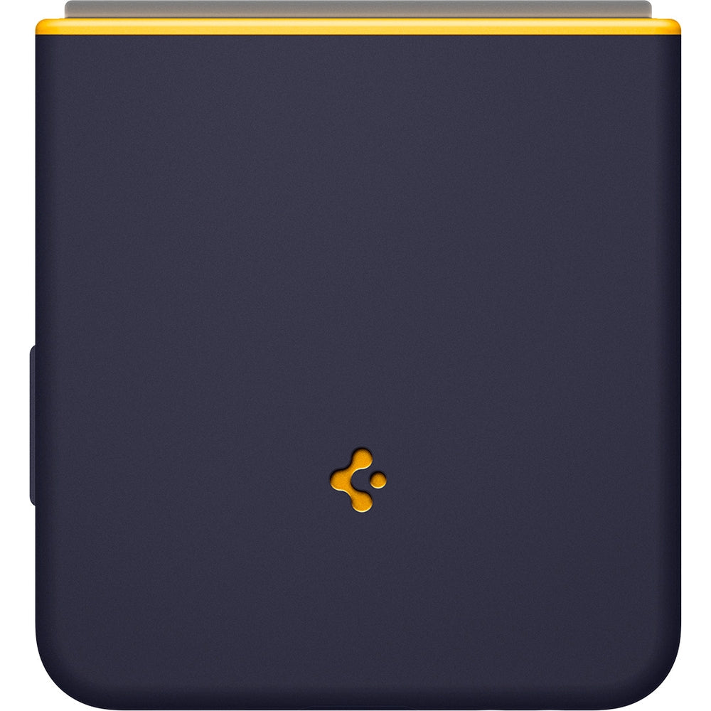 Handyhülle für Galaxy Z Flip7, Spigen Nano Pop Mag mit MagSafe, Dunkelblau und Gelb
