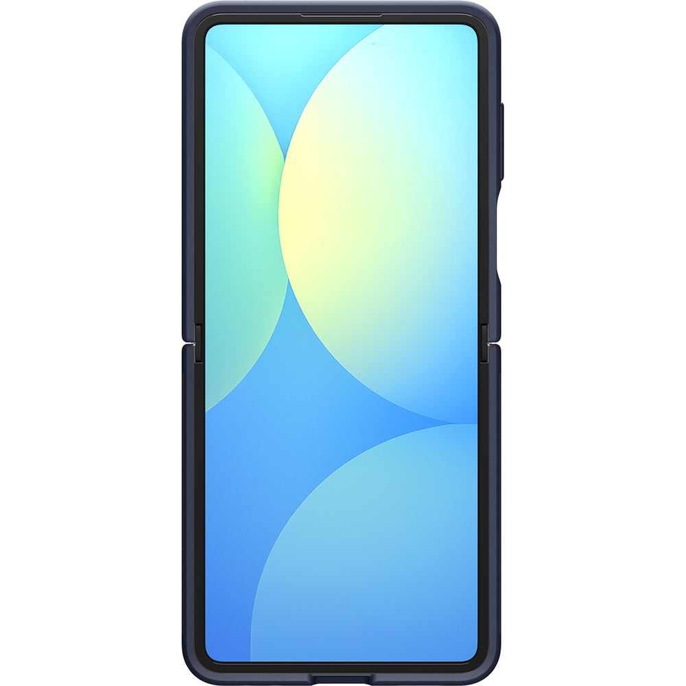 Handyhülle für Galaxy Z Flip7, Spigen Nano Pop Mag mit MagSafe, Dunkelblau und Gelb