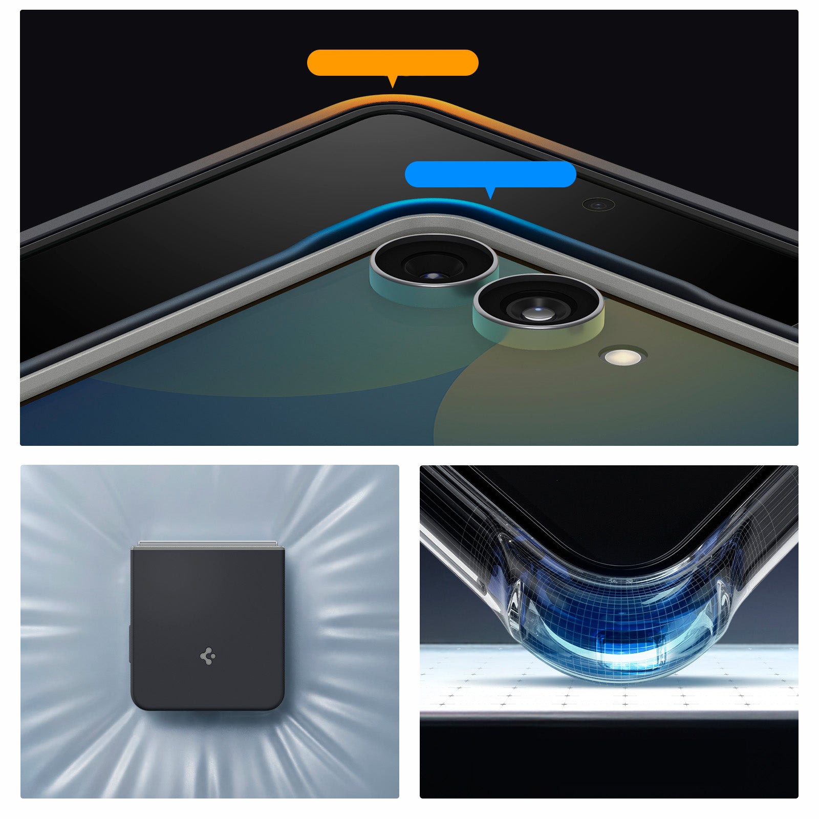 Handyhülle für Galaxy Z Flip8, Spigen Nano Pop Mag mit MagSafe, Schwarz