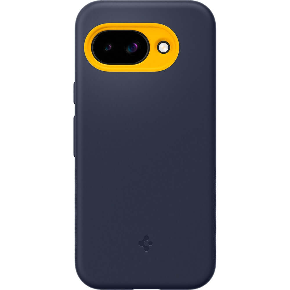 Handyhülle für Google Pixel 9a, Spigen Nano Pop Mag mit MagSafe, Dunkelblau-Gelb