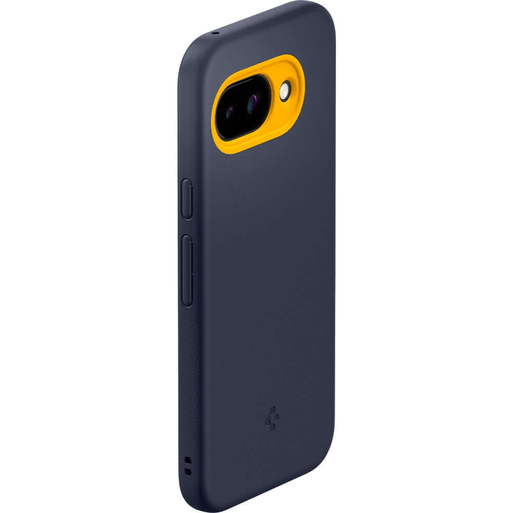 Handyhülle für Google Pixel 9a, Spigen Nano Pop Mag mit MagSafe, Dunkelblau-Gelb