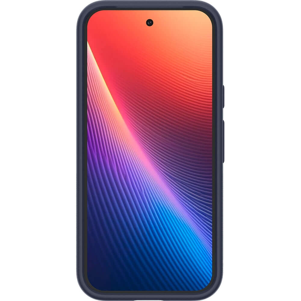 Handyhülle für Google Pixel 9a, Spigen Nano Pop Mag mit MagSafe, Dunkelblau-Gelb