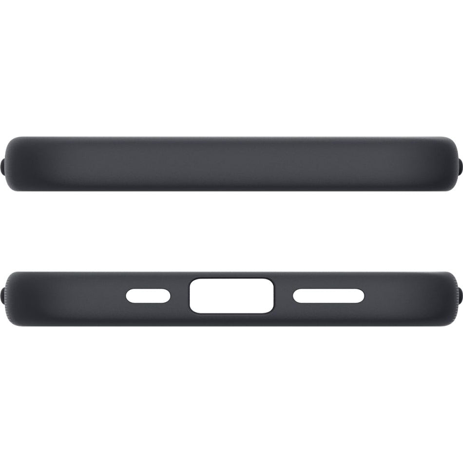 Handyhülle für iPhone 17e / 16e, Spigen Nano Pop Mag mit MagSafe, Schwarz-Grau