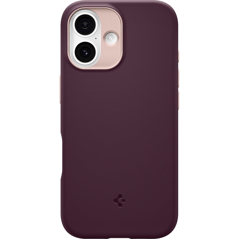 Handyhülle für iPhone 17, Spigen Nano Pop Mag mit MagSafe, Dunkelrot-Rosa