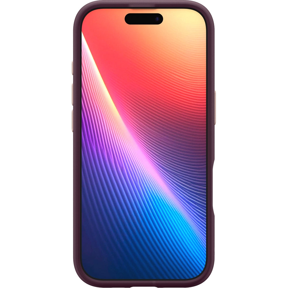 Handyhülle für iPhone 17, Spigen Nano Pop Mag mit MagSafe, Dunkelrot-Rosa
