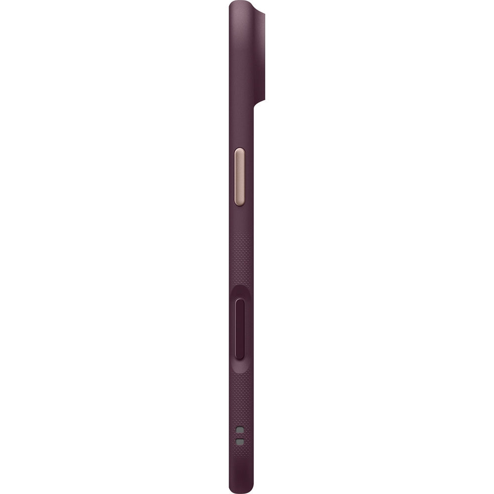 Handyhülle für iPhone 17, Spigen Nano Pop Mag mit MagSafe, Dunkelrot-Rosa