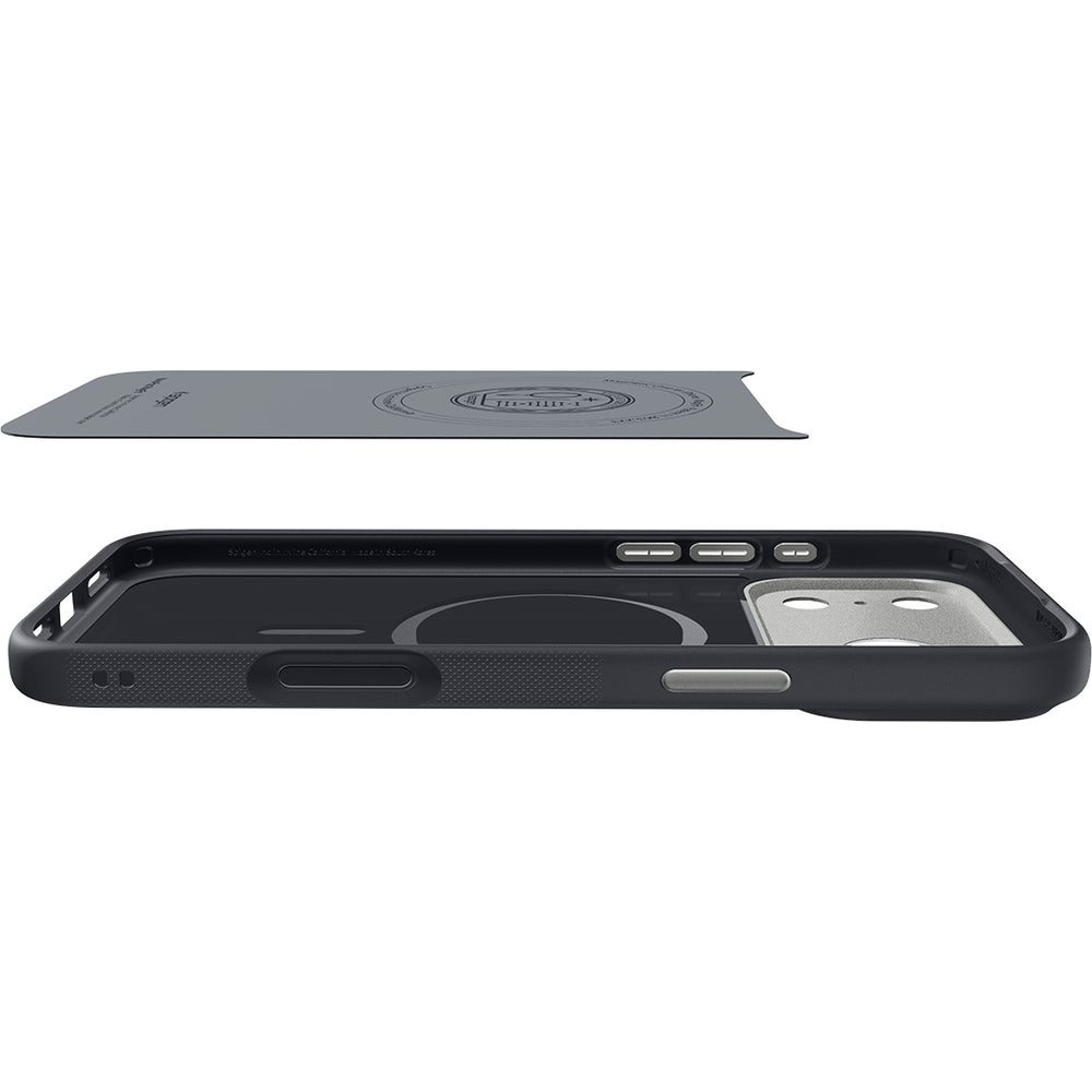 Handyhülle für iPhone 17 Pro Max, Spigen Nano Pop Mag mit MagSafe, Schwarz und Grau