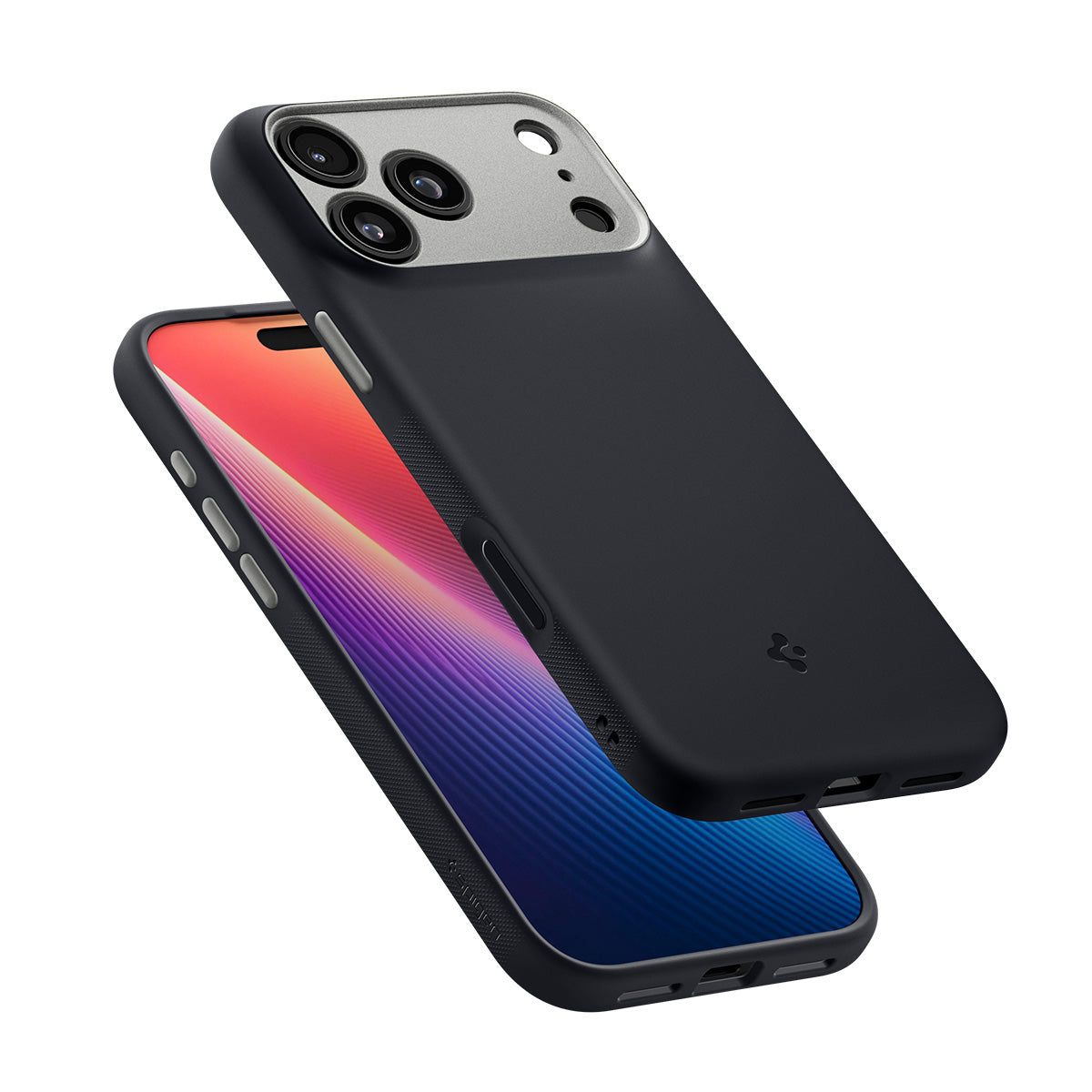 Handyhülle für iPhone 18 Pro, Spigen Nano Pop Mag mit MagSafe, Schwarz-Grau (5/9)