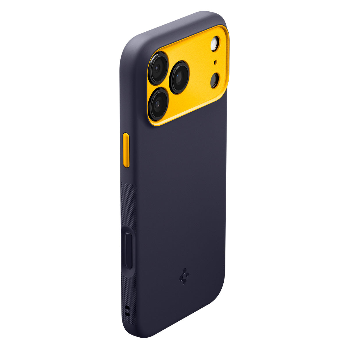 Handyhülle für iPhone 18 Pro Max, Spigen Nano Pop Mag mit MagSafe, Dunkelblau-Gelb (4/9)