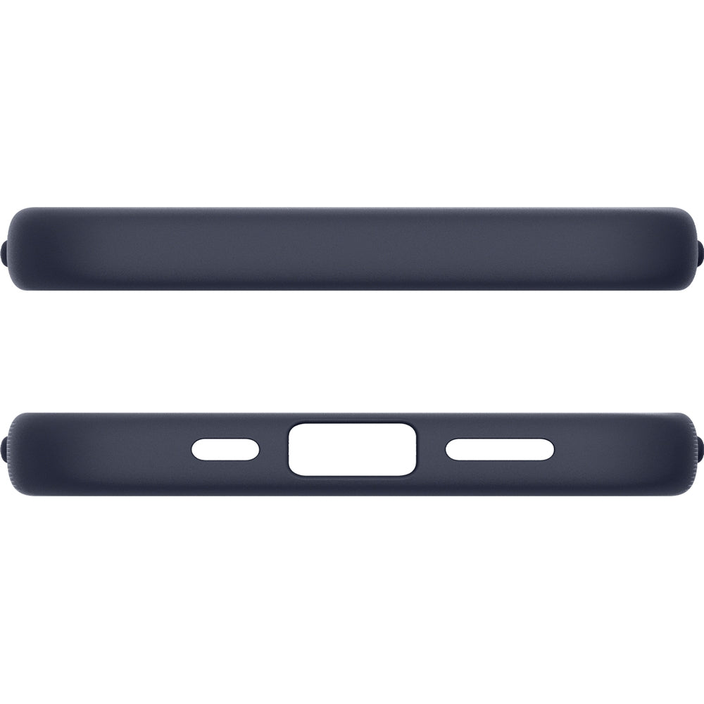 Handyhülle für iPhone 17e / 16e, Spigen Nano Pop Mag mit MagSafe, Dunkelblau und Gelb