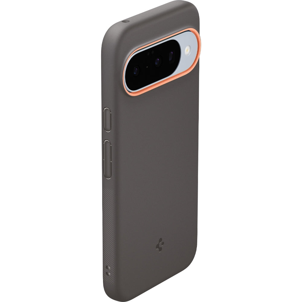 Handyhülle für Google Pixel 10 Pro / Pixel 10, Spigen Nano Pop Mag mit MagSafe, Grau-Orange