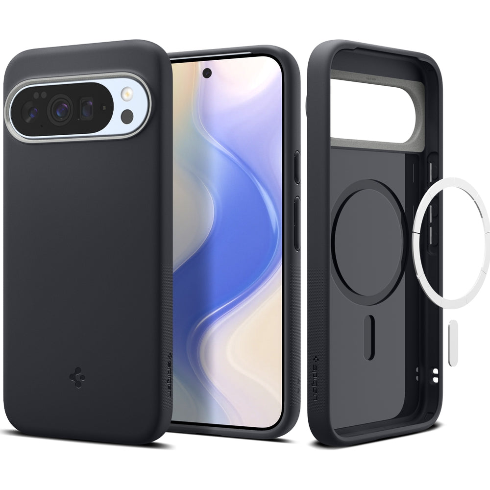Handyhülle für Google Pixel 10 Pro XL, Spigen Nano Pop Mag mit MagSafe, Schwarz und Grau