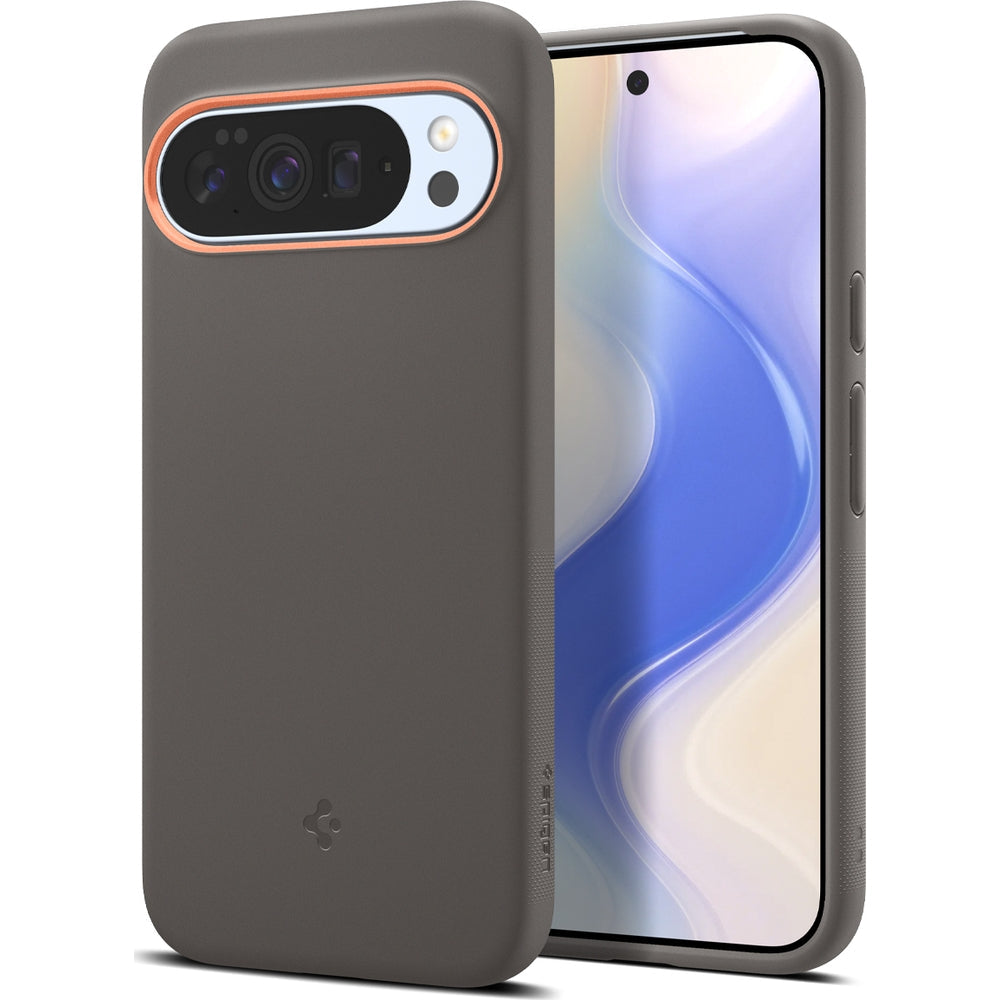 Handyhülle für Pixel 10 Pro XL, Spigen Nano Pop Mag mit MagSafe, Grau-Orange