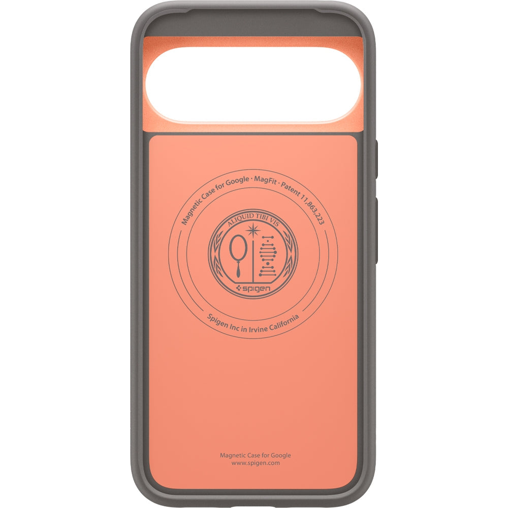 Handyhülle für Pixel 10 Pro XL, Spigen Nano Pop Mag mit MagSafe, Grau-Orange