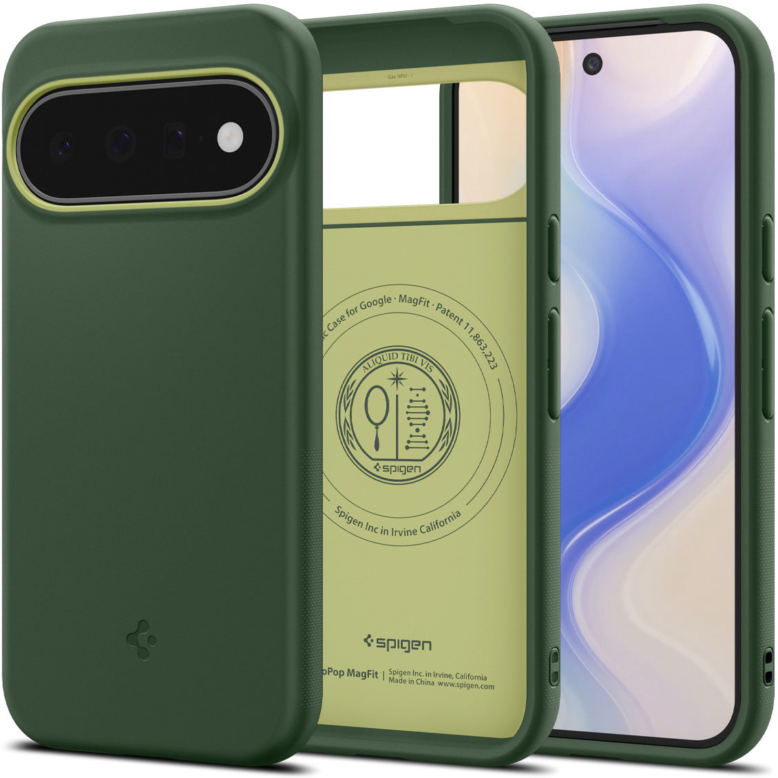 Handyhülle für Google Pixel 11, Spigen Nano Pop Mag mit MagSafe, Grün