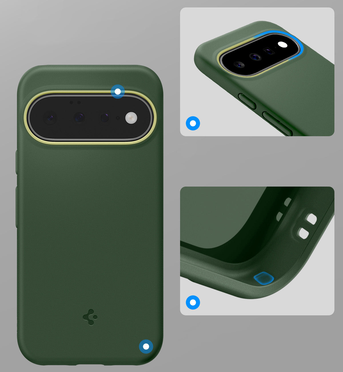 Handyhülle für Google Pixel 11, Spigen Nano Pop Mag mit MagSafe, Grün
