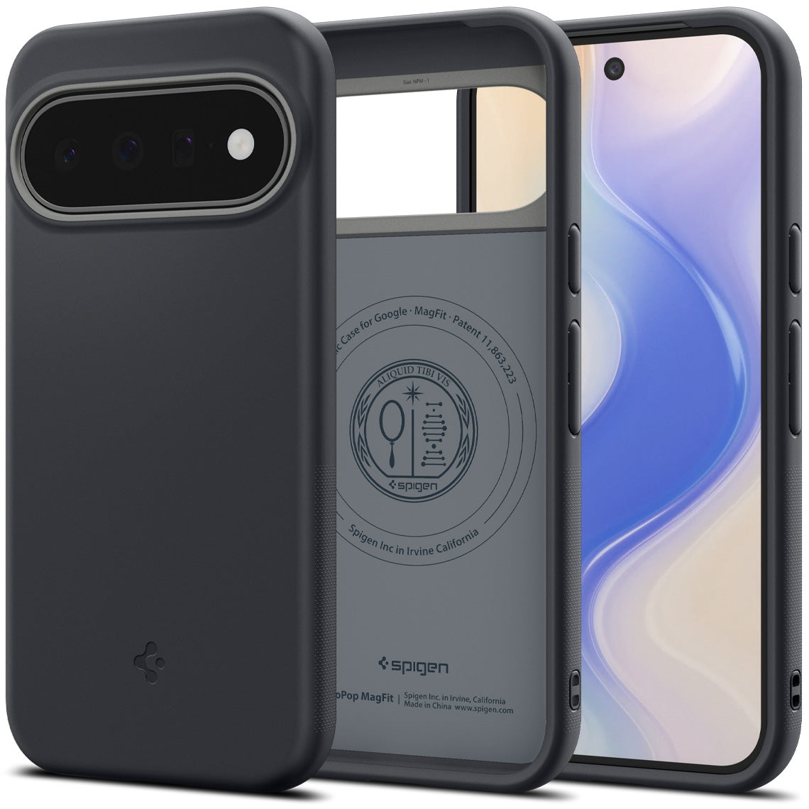 Handyhülle für Google Pixel 11, Spigen Nano Pop Mag mit MagSafe, Schwarz