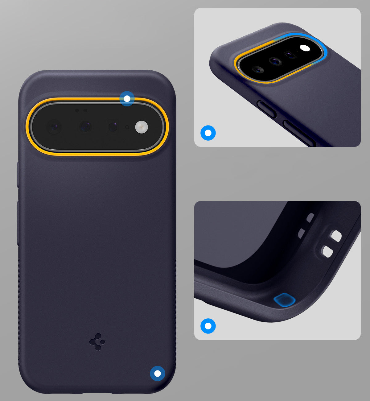 Handyhülle für Google Pixel 11, Spigen Nano Pop Mag mit MagSafe, Blau