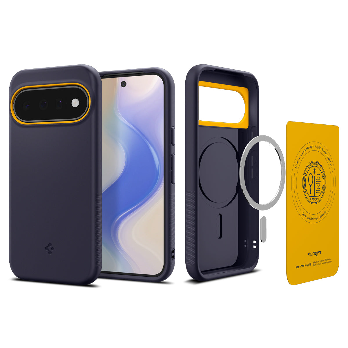 Handyhülle für Google Pixel 11, Spigen Nano Pop Mag mit MagSafe, Blau
