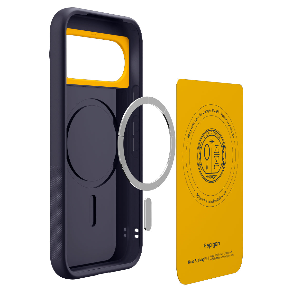 Handyhülle für Google Pixel 11, Spigen Nano Pop Mag mit MagSafe, Blau