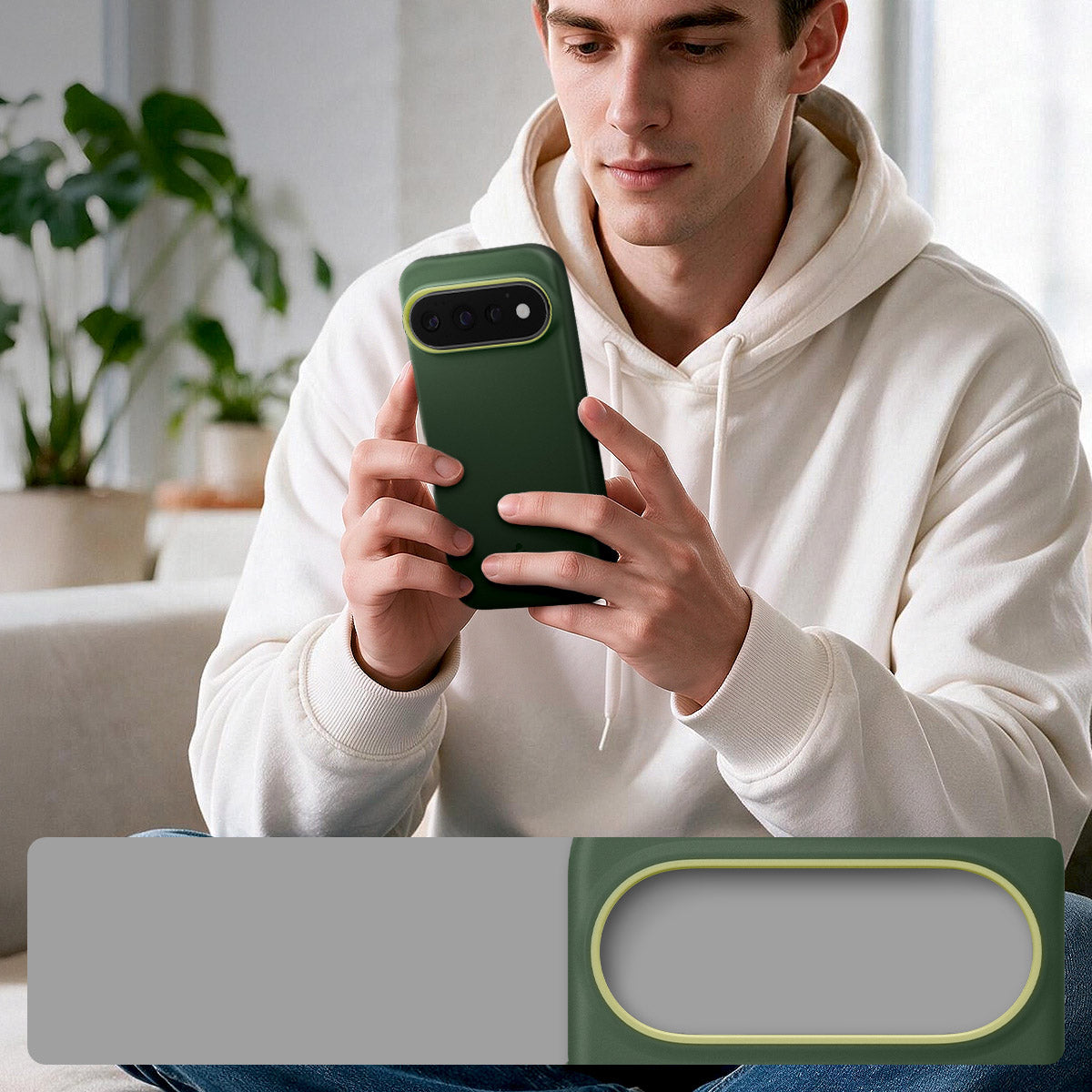 Handyhülle für Google Pixel 11 Pro, Spigen Nano Pop Mag mit MagSafe, Grün