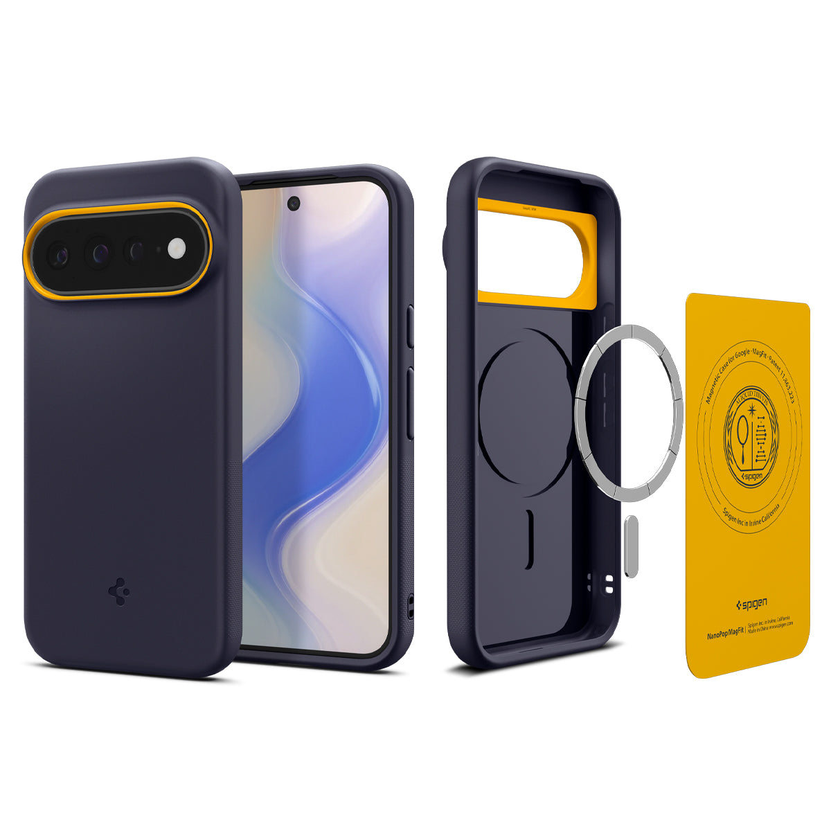Handyhülle für Google Pixel 11 Pro XL, Spigen Nano Pop Mag mit MagSafe, Blau