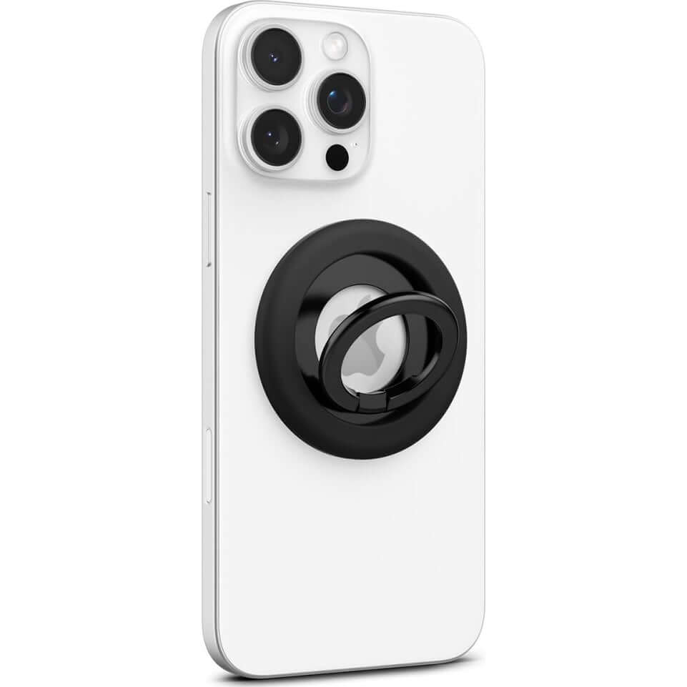 Magnetischer Fingerhalter für MagSafe, Spigen Nano Pop Phone Ring, Schwarz