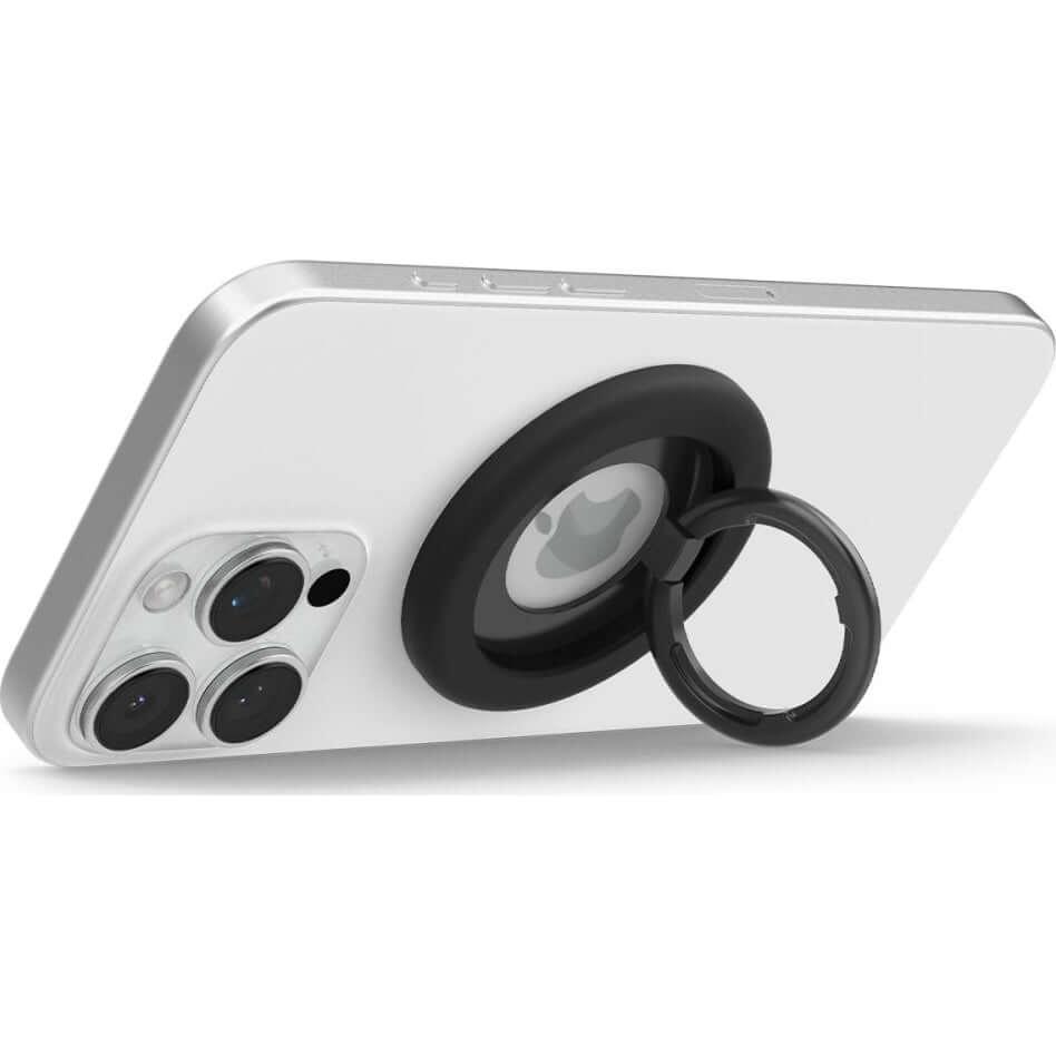 Magnetischer Fingerhalter für MagSafe, Spigen Nano Pop Phone Ring, Schwarz
