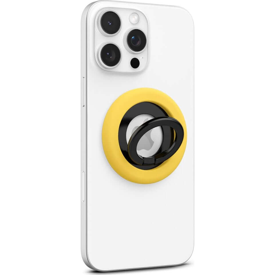 Magnetischer Fingerhalter für MagSafe, Spigen Nano Pop Phone Ring, Gelb