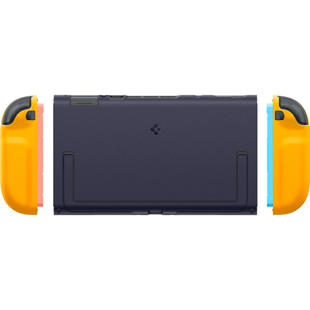 Hülle für Nintendo Switch 2, Spigen Nano Pop V2, Dunkelblau-Gelb