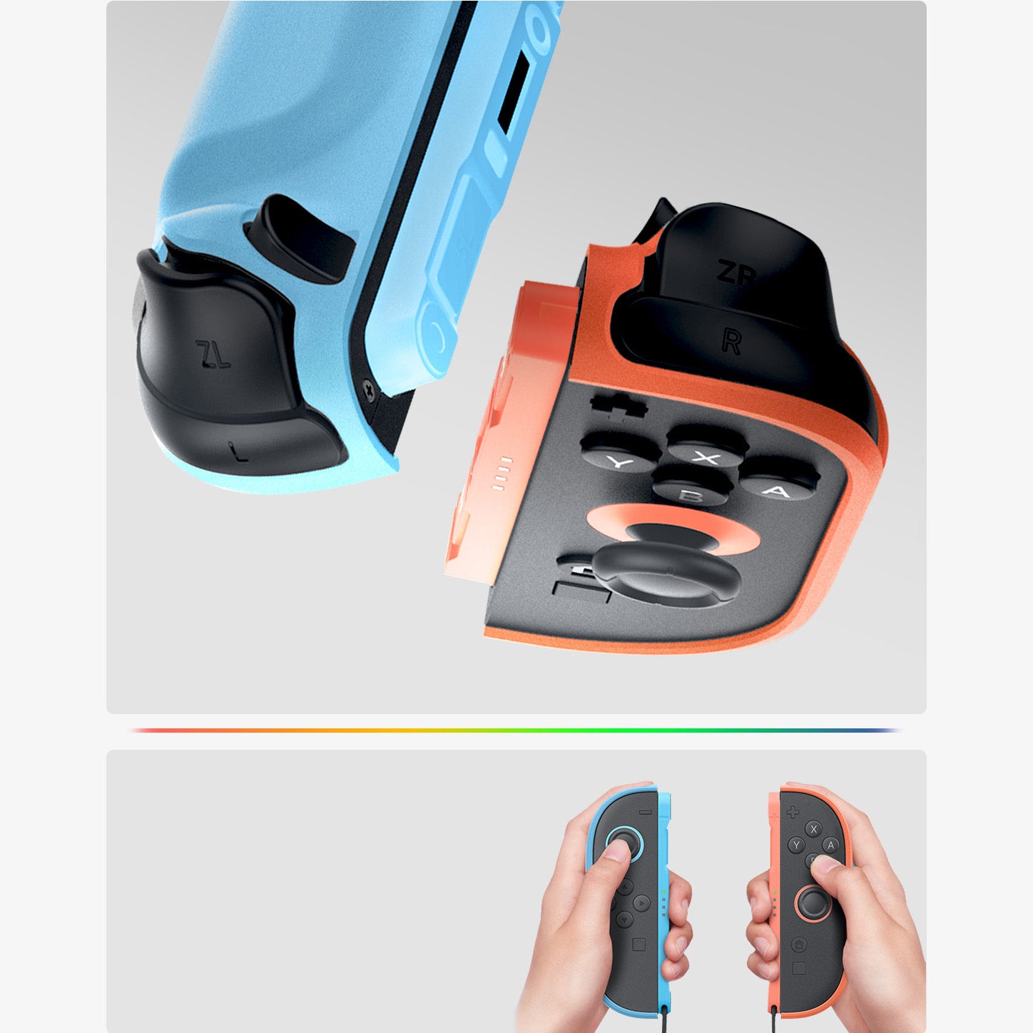 Hülle für Nintendo Switch 2, Spigen Nano Pop V2, Rot und Blau (Special Edition)