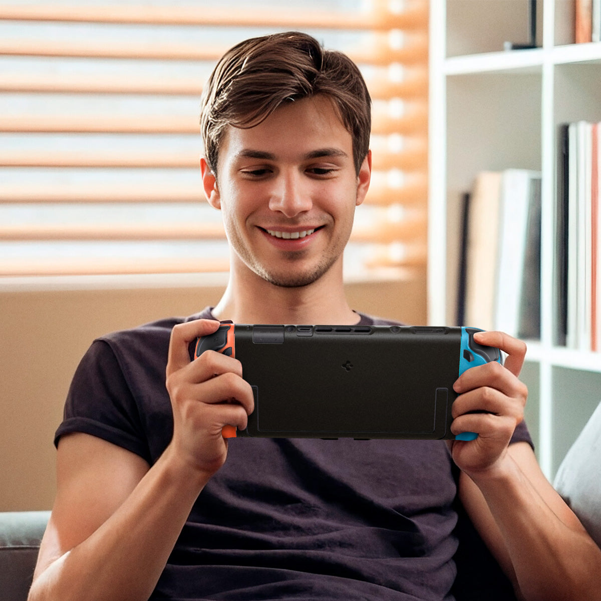 Hülle für Nintendo Switch 2, Spigen Nano Pop V2, Rot und Blau (Special Edition)