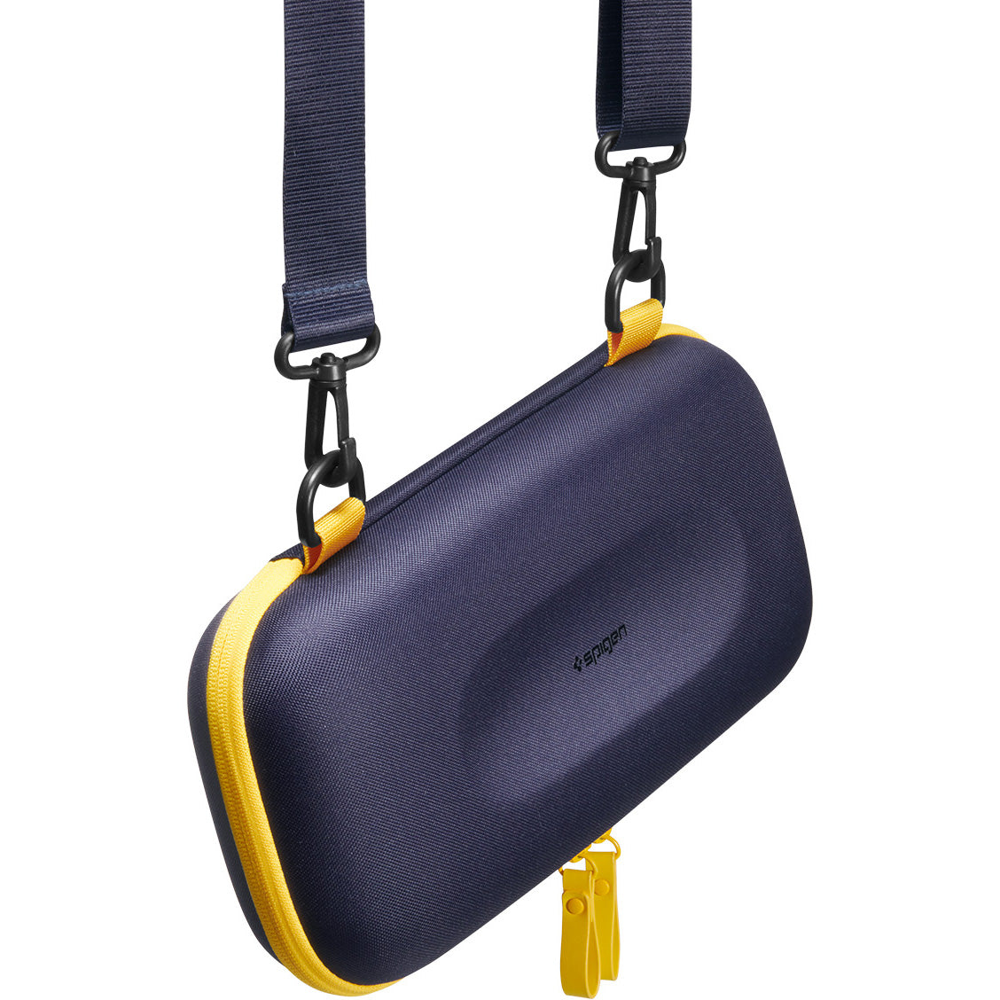 Hülle für Nintendo Switch 2, Spigen Nano Pop Pro Pouch, Dunkelblau-Gelb