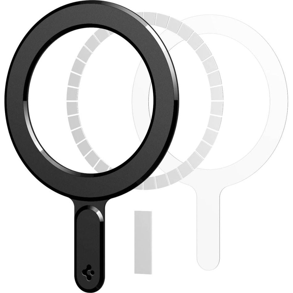 Ring Spigen OneTap MagSafe Magnetic Plate für Hüllen ohne Magsafe, Schwarz