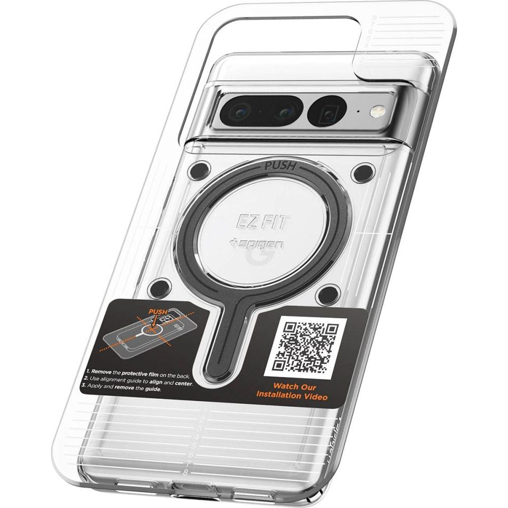 Ring Spigen OneTap MagSafe Magnetic Plate für Hüllen ohne Magsafe, Karbon