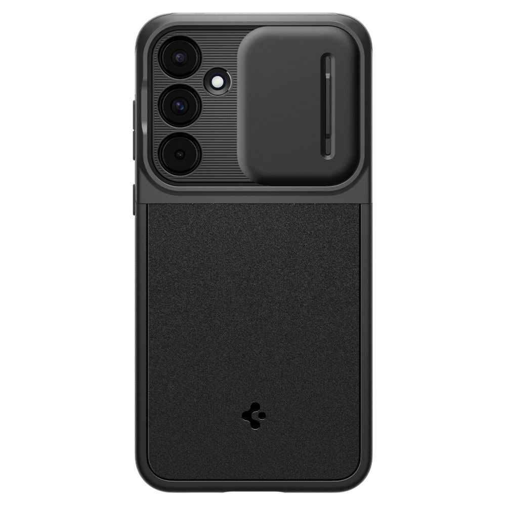 Schutzhülle für Galaxy A55 5G, Spigen Optik Armor, Schwarz