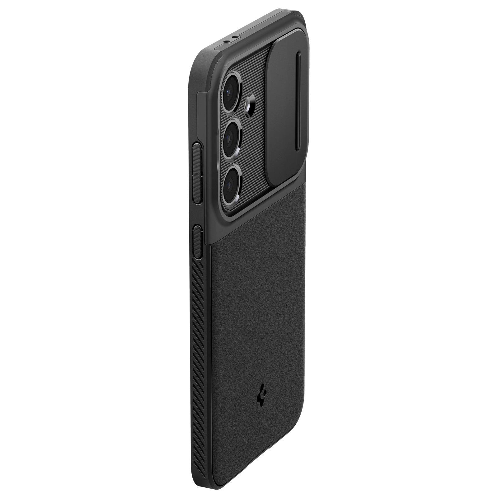 Handyhülle für Galaxy S24 FE, Spigen Optik Armor, Schwarz
