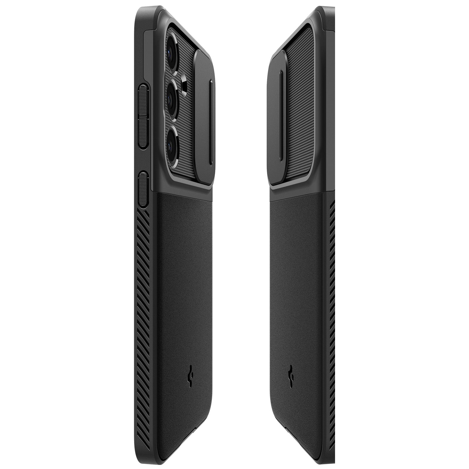 Handyhülle für Galaxy S24 FE, Spigen Optik Armor, Schwarz