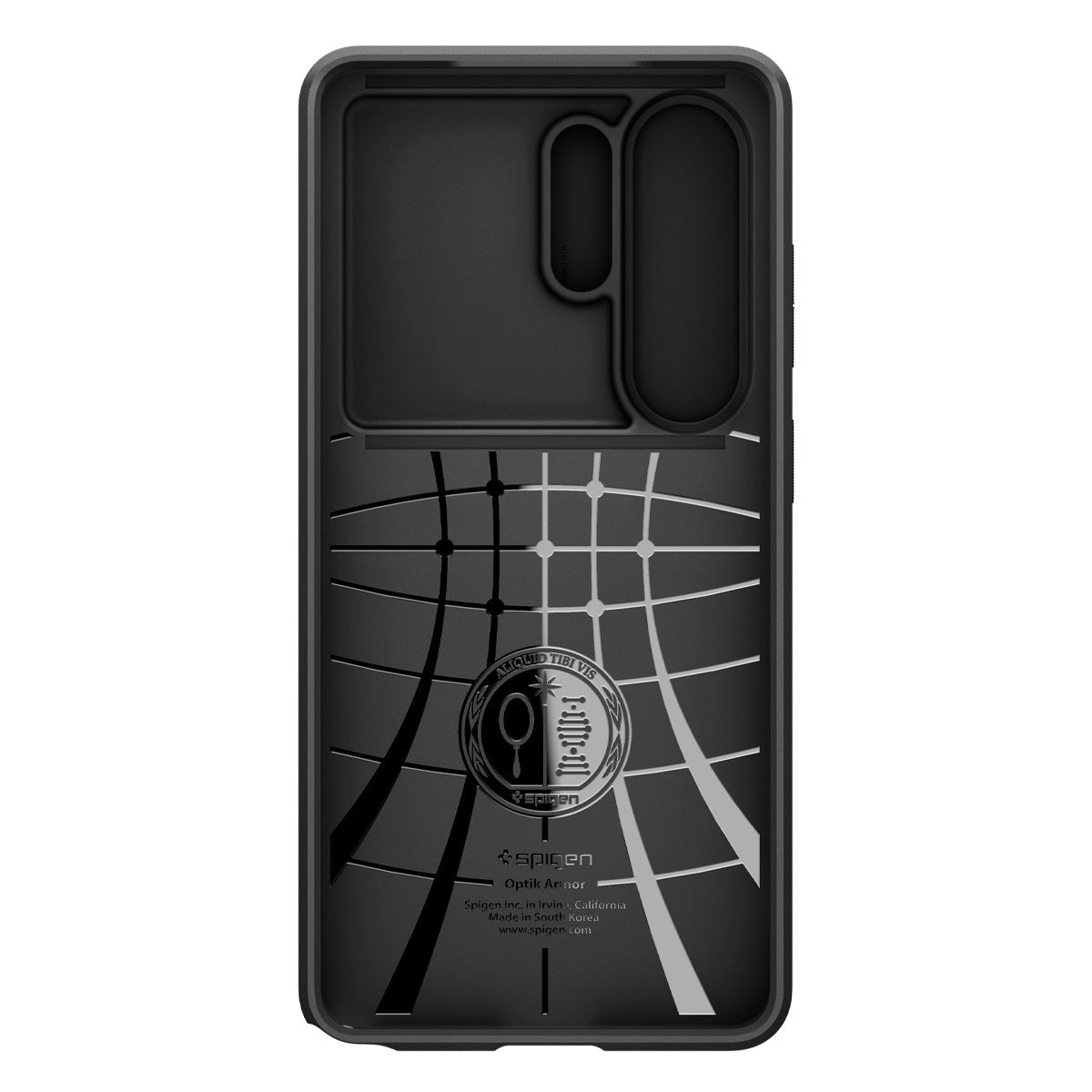Handyhülle für Galaxy S26 Ultra, Spigen Optik Armor, Schwarz